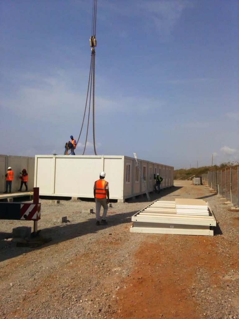 Ghana-Delivery Of Modular Containers