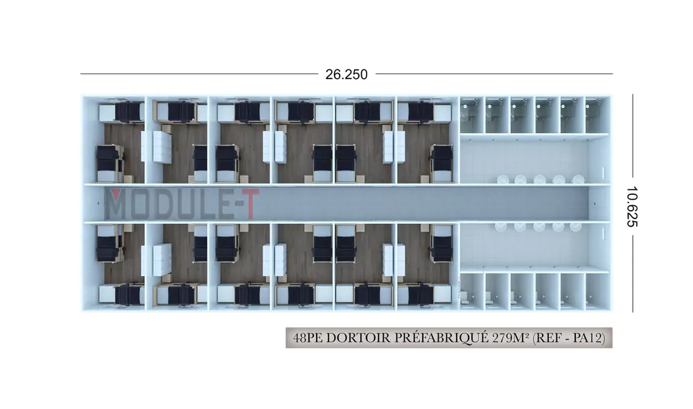 Module-T | Livraison de constructions modulaires préfabriqués