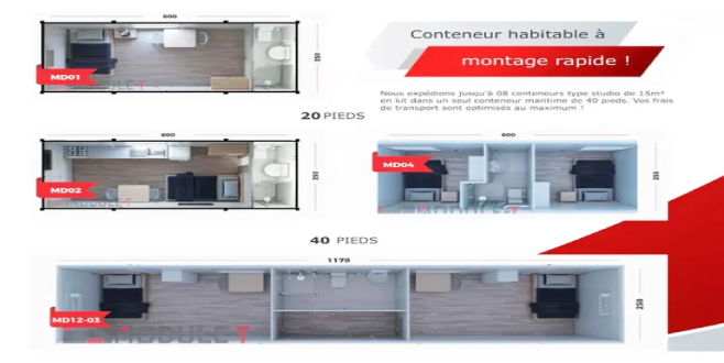 Module-T | Conteneur Aménagé Pour Zones Tropicales
