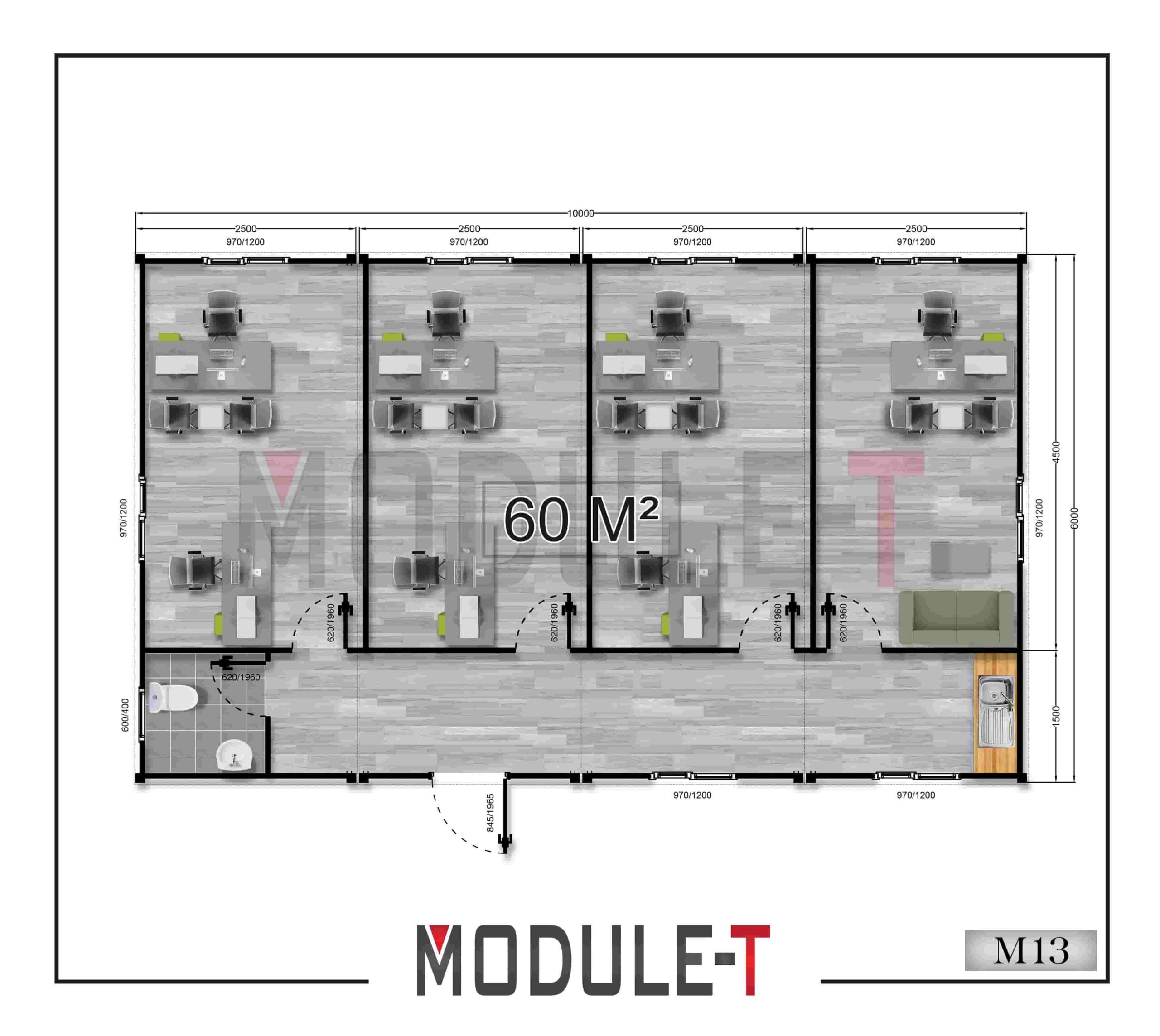 Modular Office building 60M2