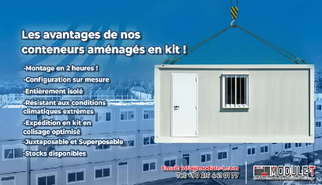 Module-T | Vente conteneur bureau en France