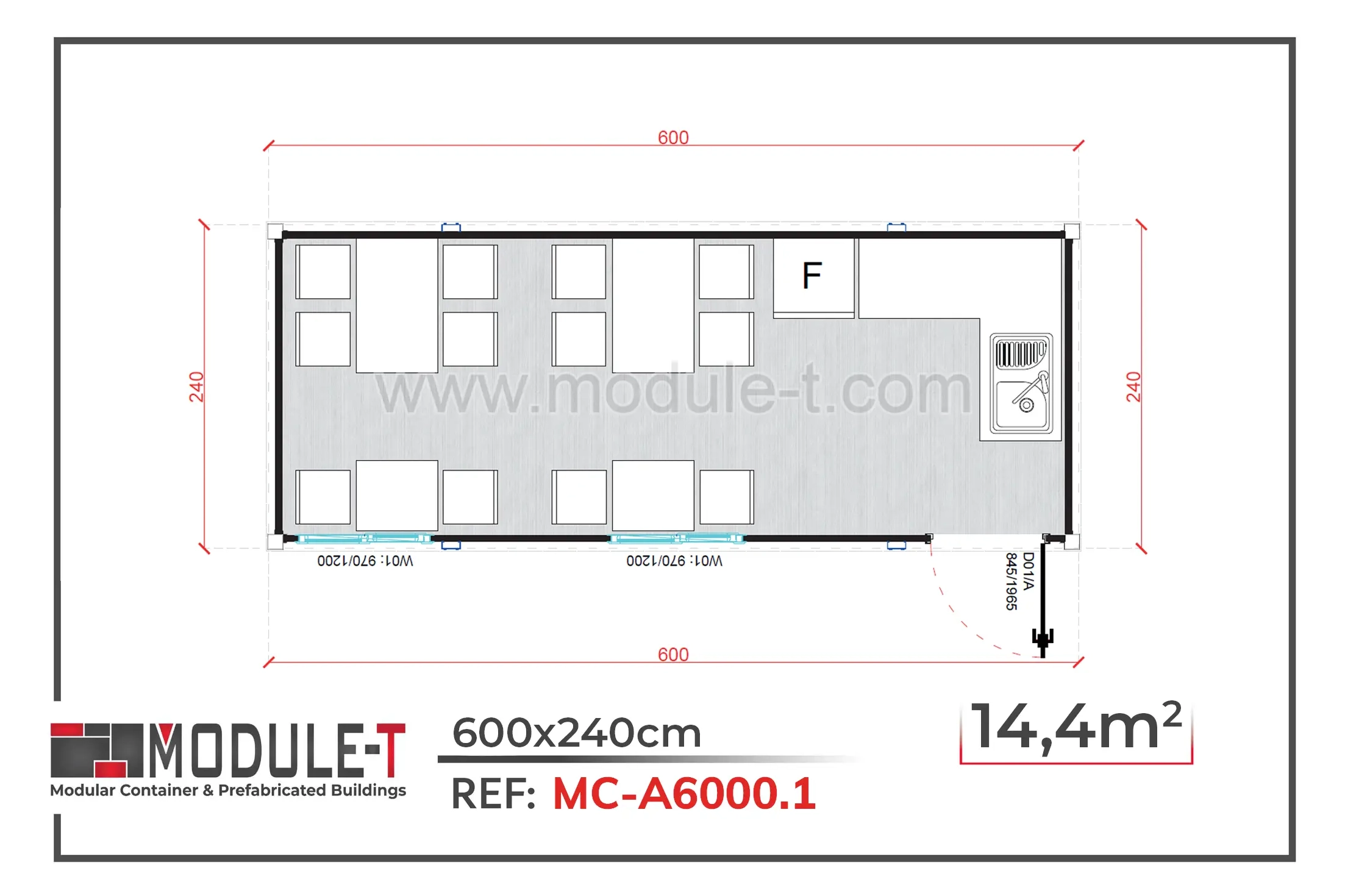 12 Person Canteen Container