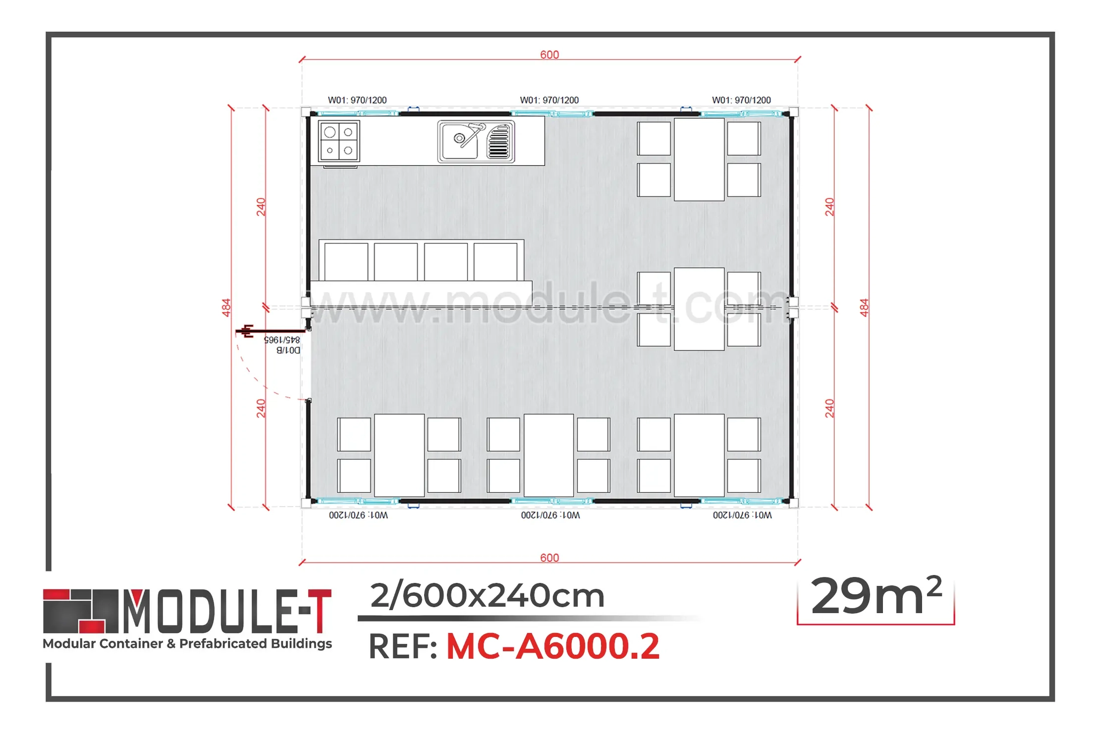 20 Person Canteen Container