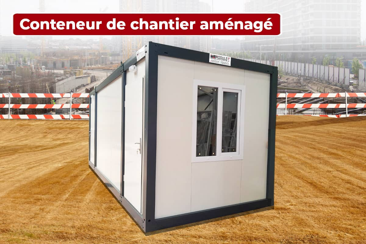 Conteneur de chantier aménagé