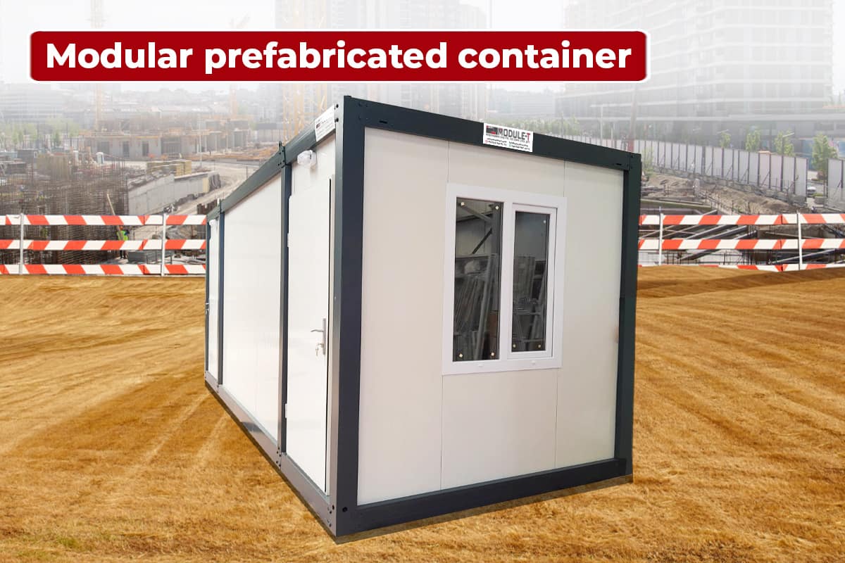 Modular prefabricated container