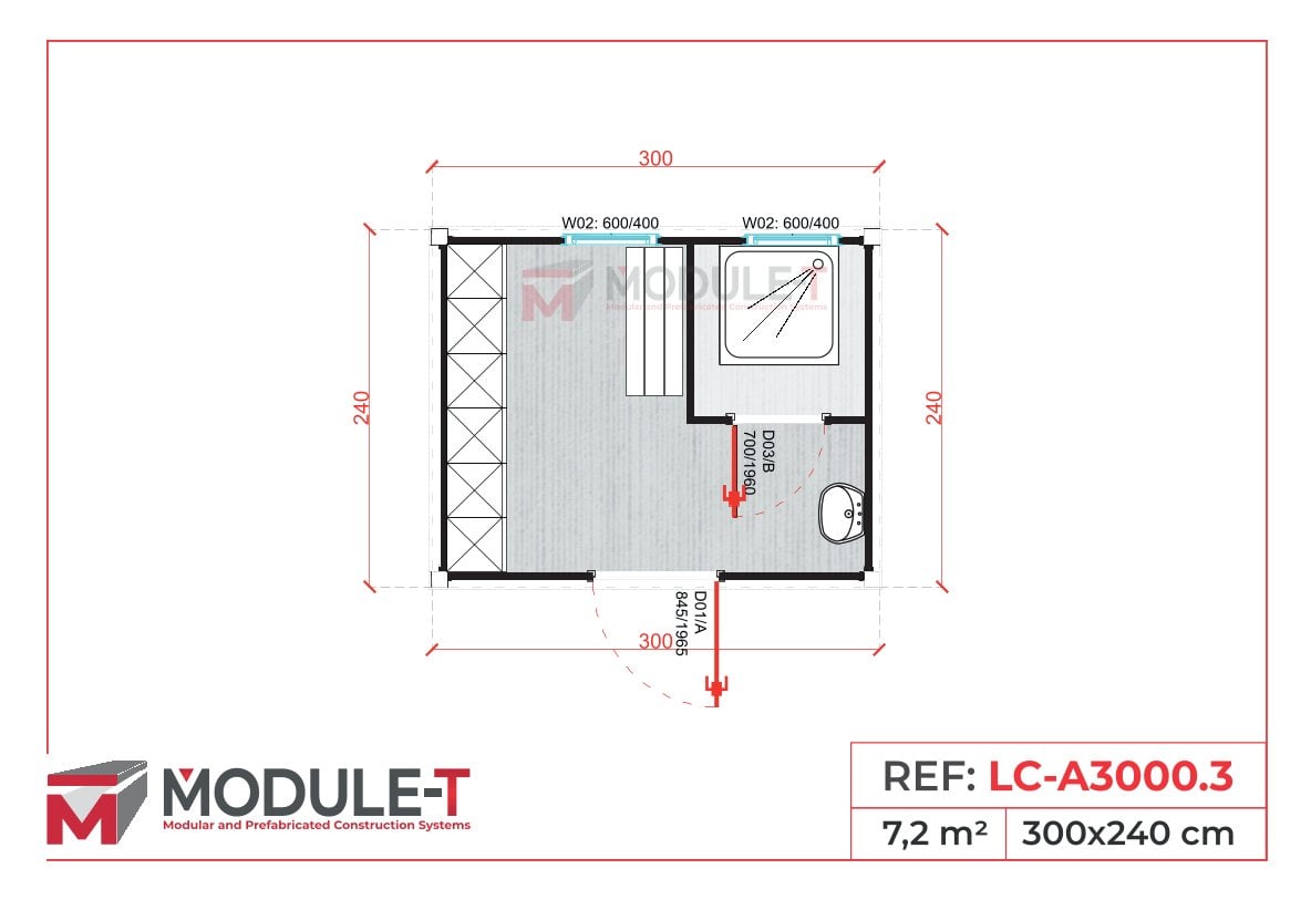 Module-T | Conteneur Vestiaire