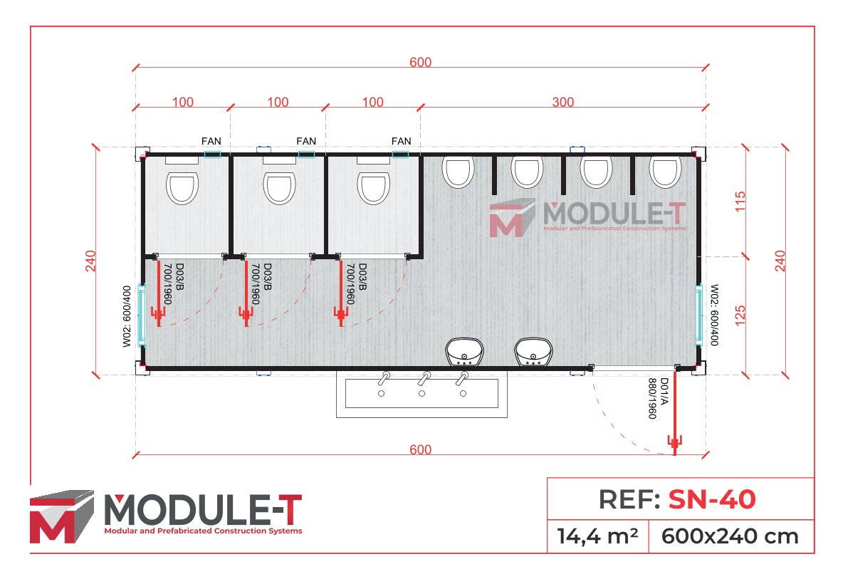 Module-T | Sanitary Containers