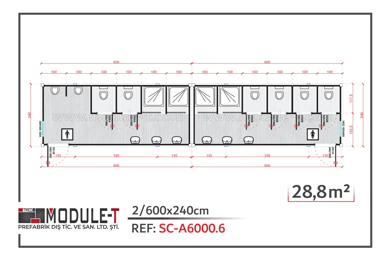 Module-T | Conteneur Sanitaire