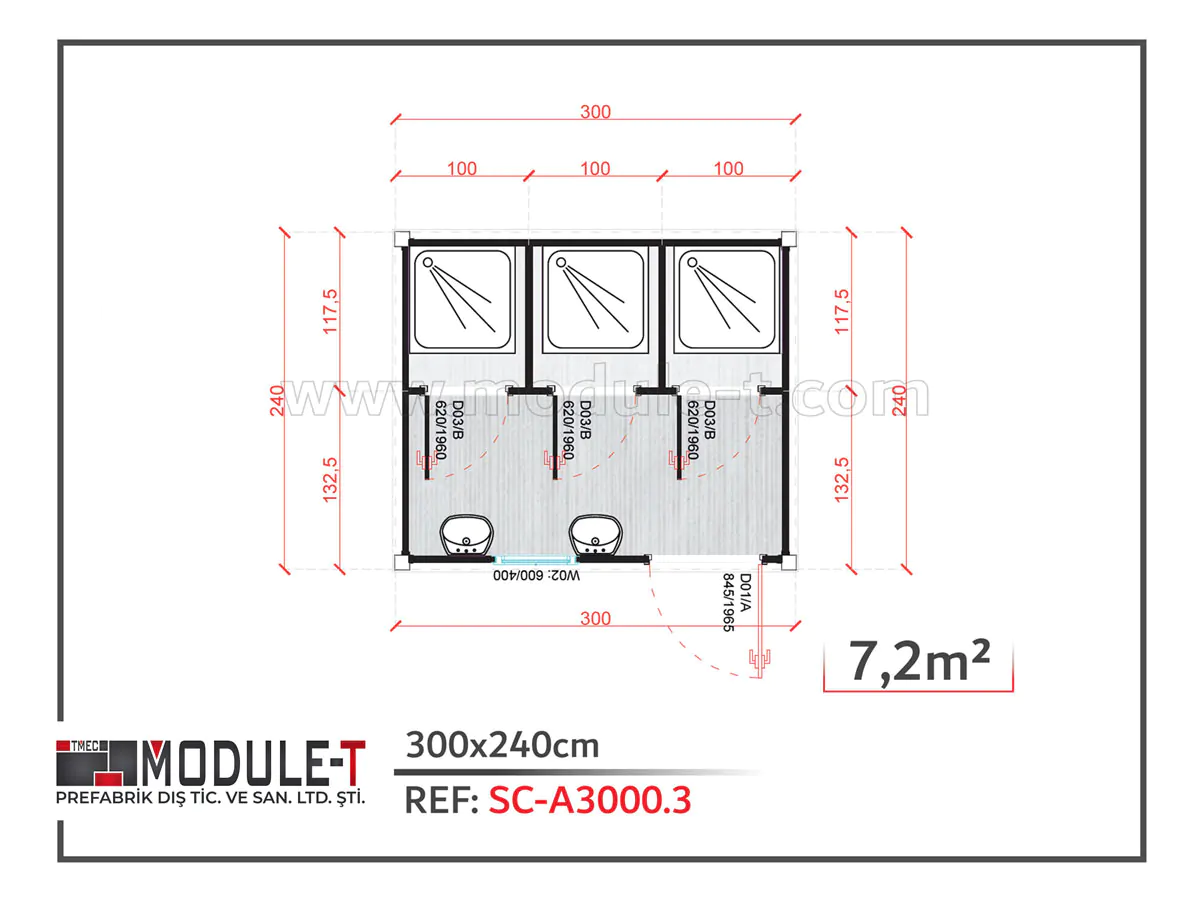 Module-T | Conteneur Sanitaire