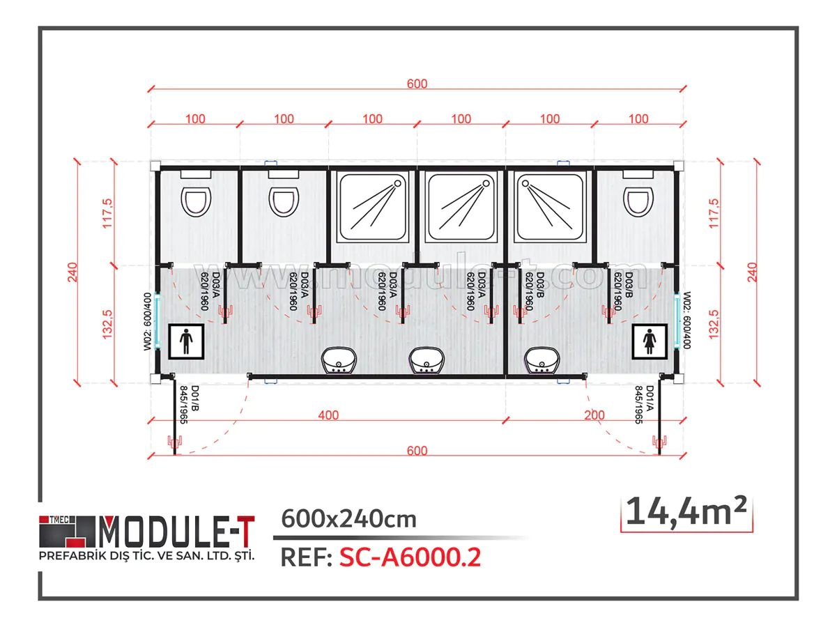Module-T | Conteneur Sanitaire