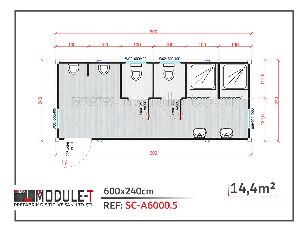Module-T | Conteneur Sanitaire