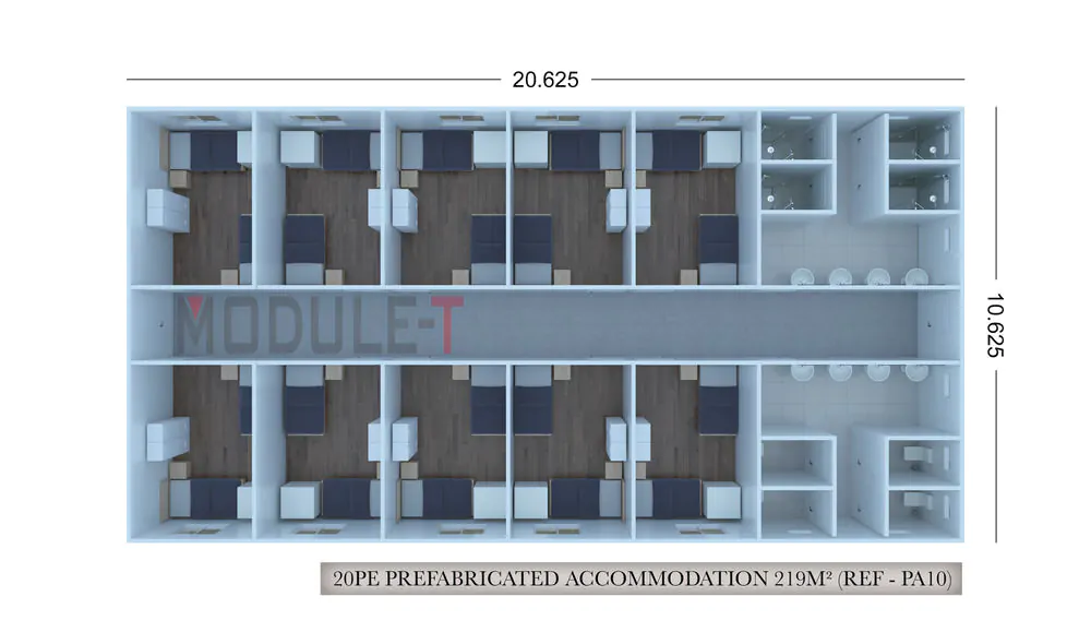 Module-T | Prefabricated Accommodation Buildings