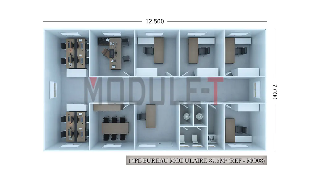Module-T | Bureaux Modulaires