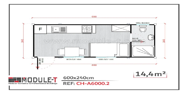 Module-T | Container Delivery Prefabricated