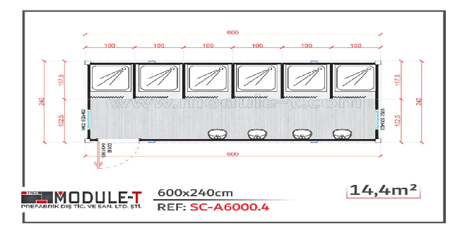 Module-T | Container Delivery Prefabricated