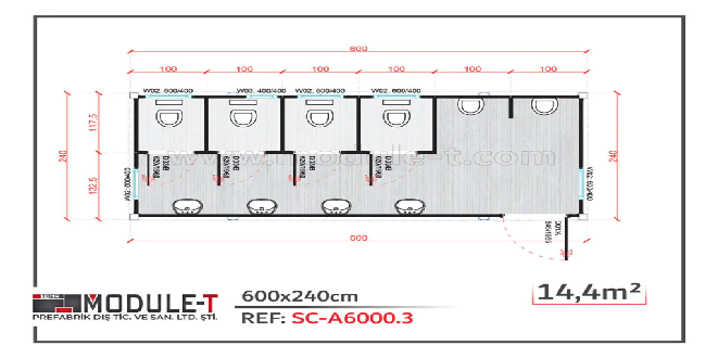 Module-T | Container Delivery Prefabricated