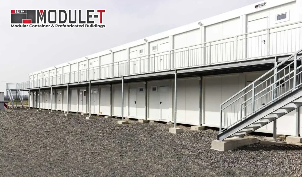 Module-T | Congo:Base de Vie en Bâtiment Préfabriqué