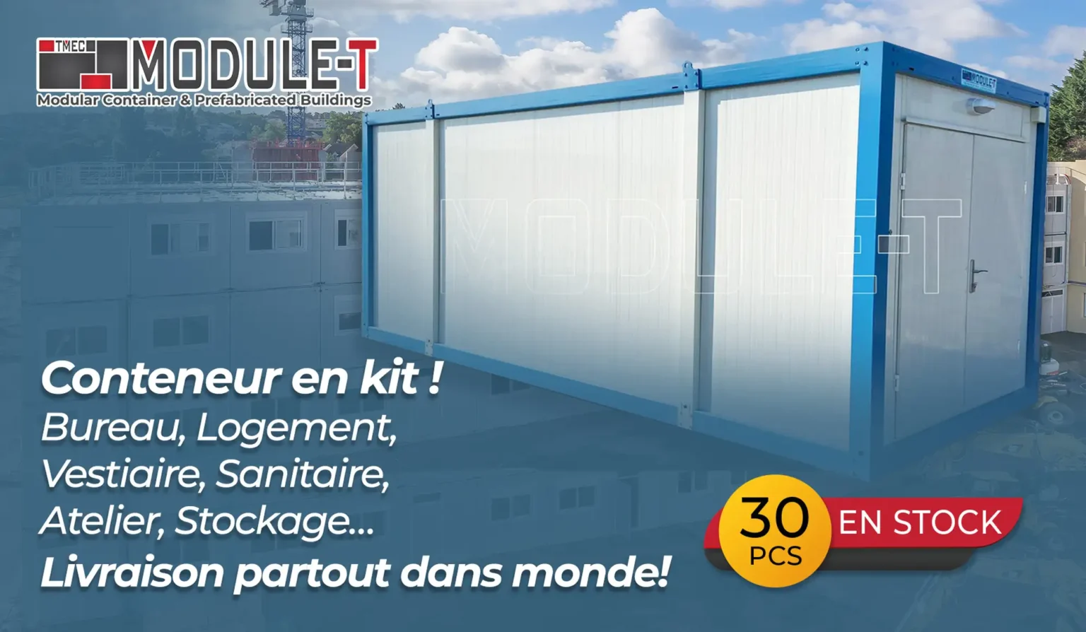 Module-T | Container Bureau Modulaire Kinshasa