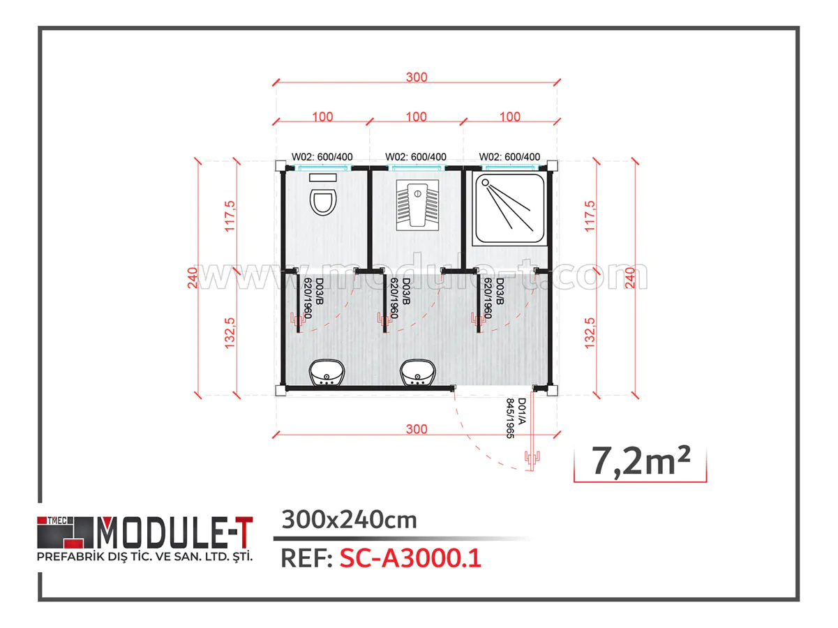 Module-T | WC de chantier