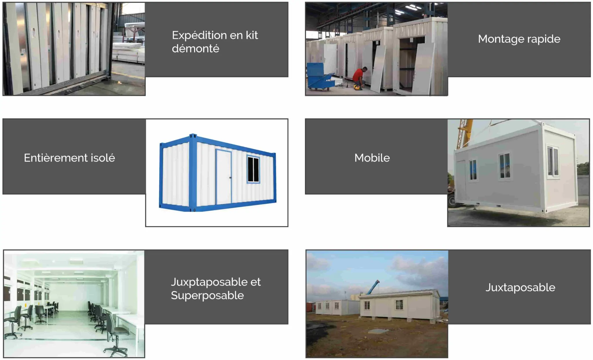 Module-T | Conteneur Bureau en Vente