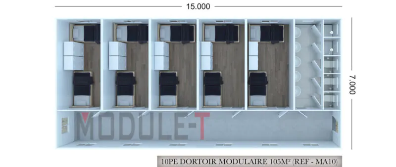Module-T | Dortoir Modulaire