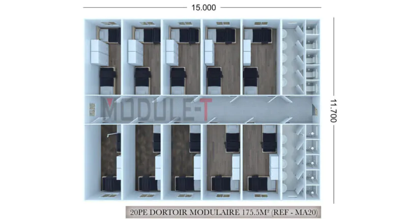 Module-T | Dortoir Modulaire