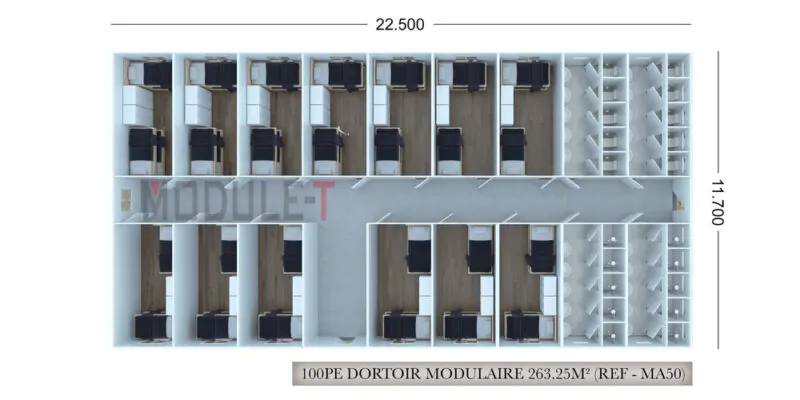 Module-T | Dortoir Modulaire