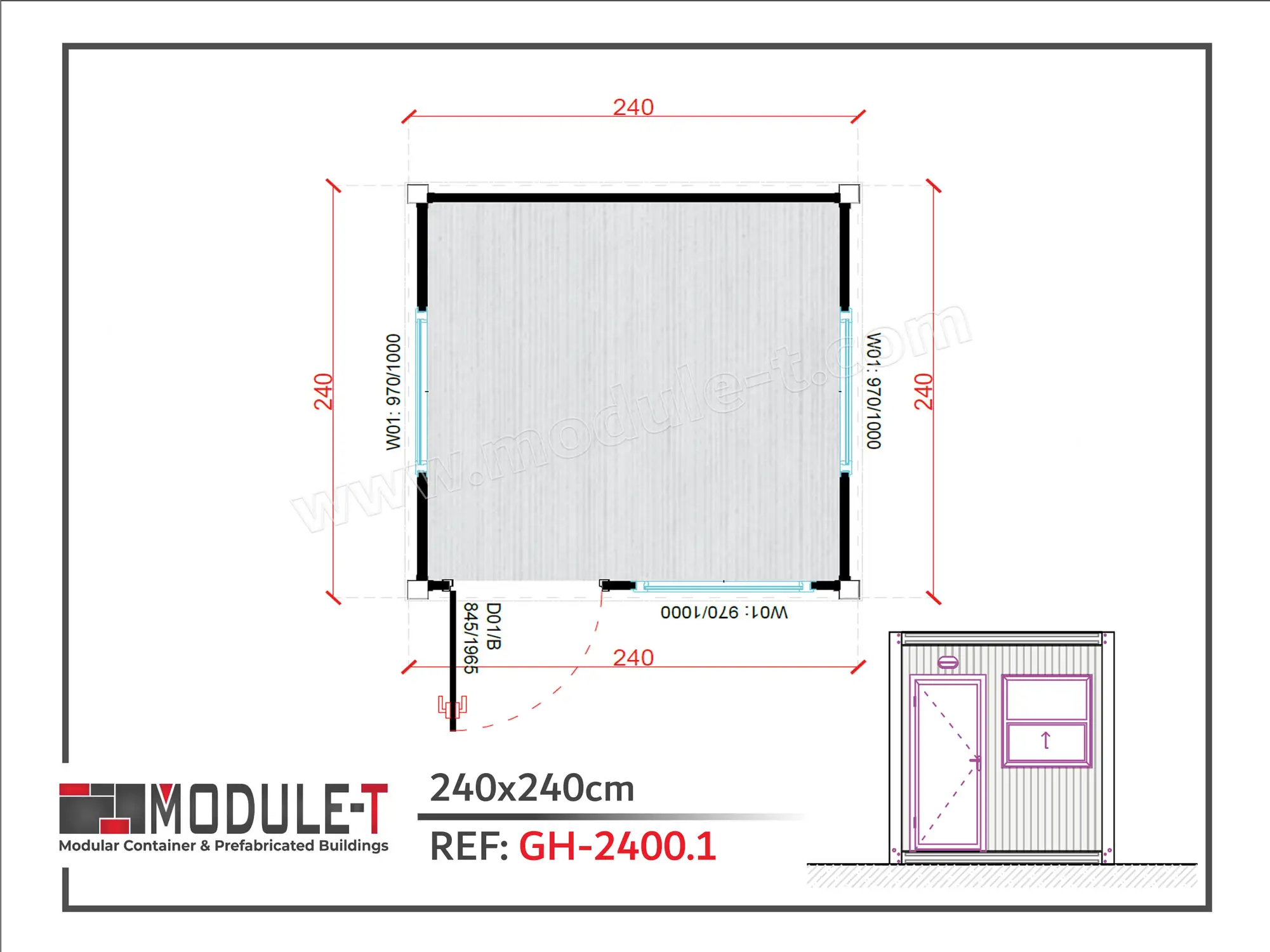 Module-T | Prefabricated Booths