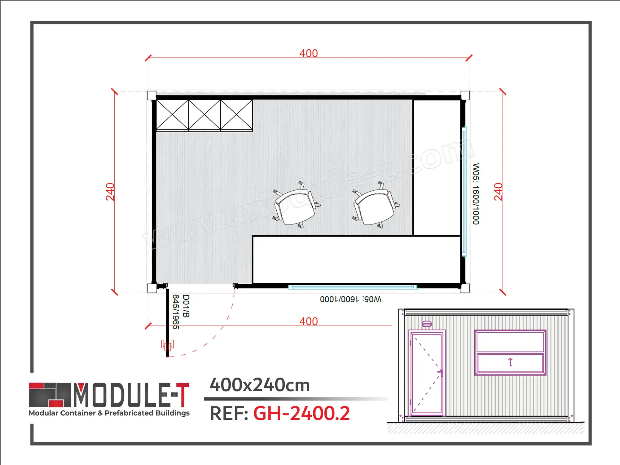 Module-T | Prefabricated Booths