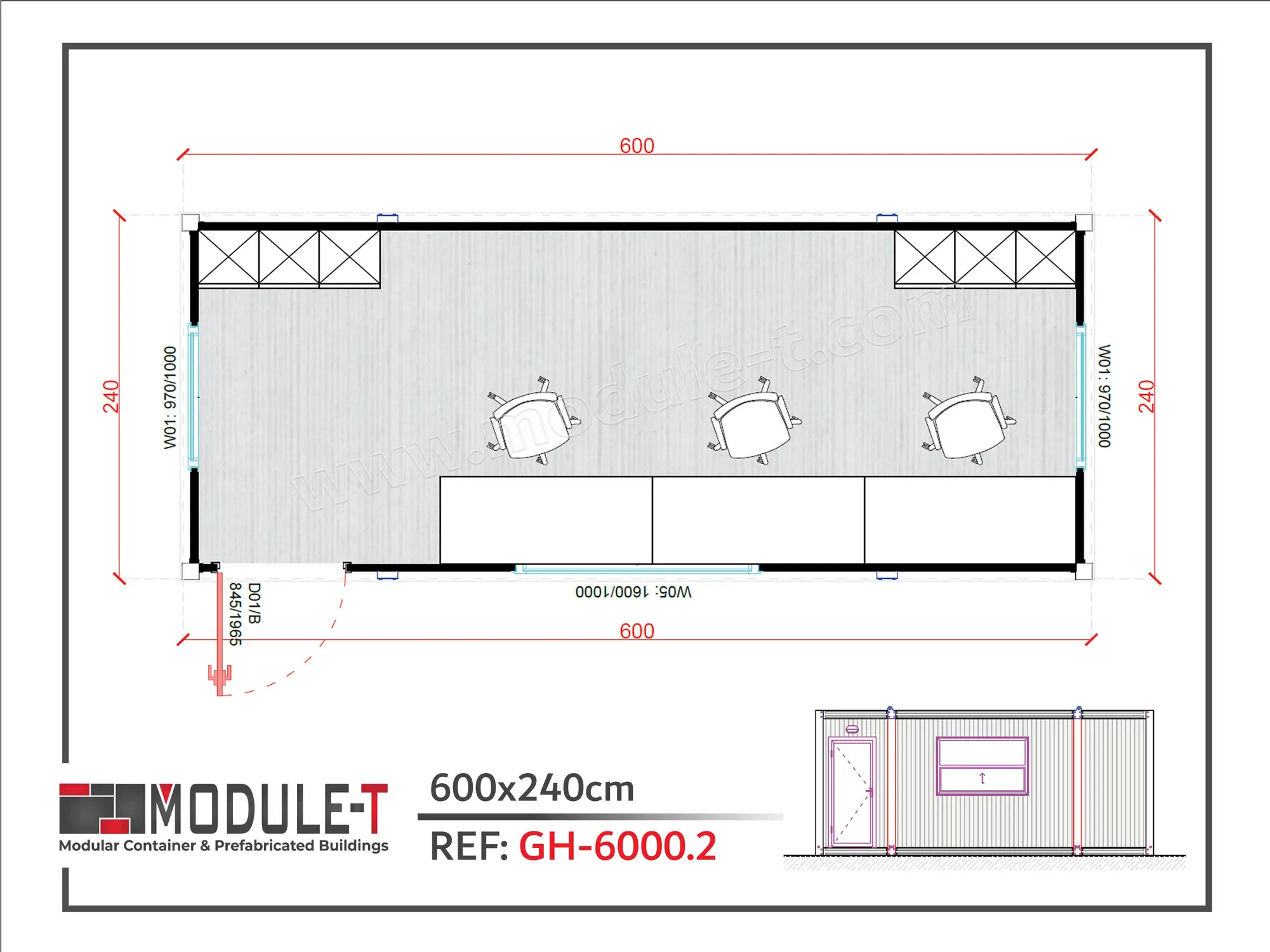 Module-T | Prefabricated Booths