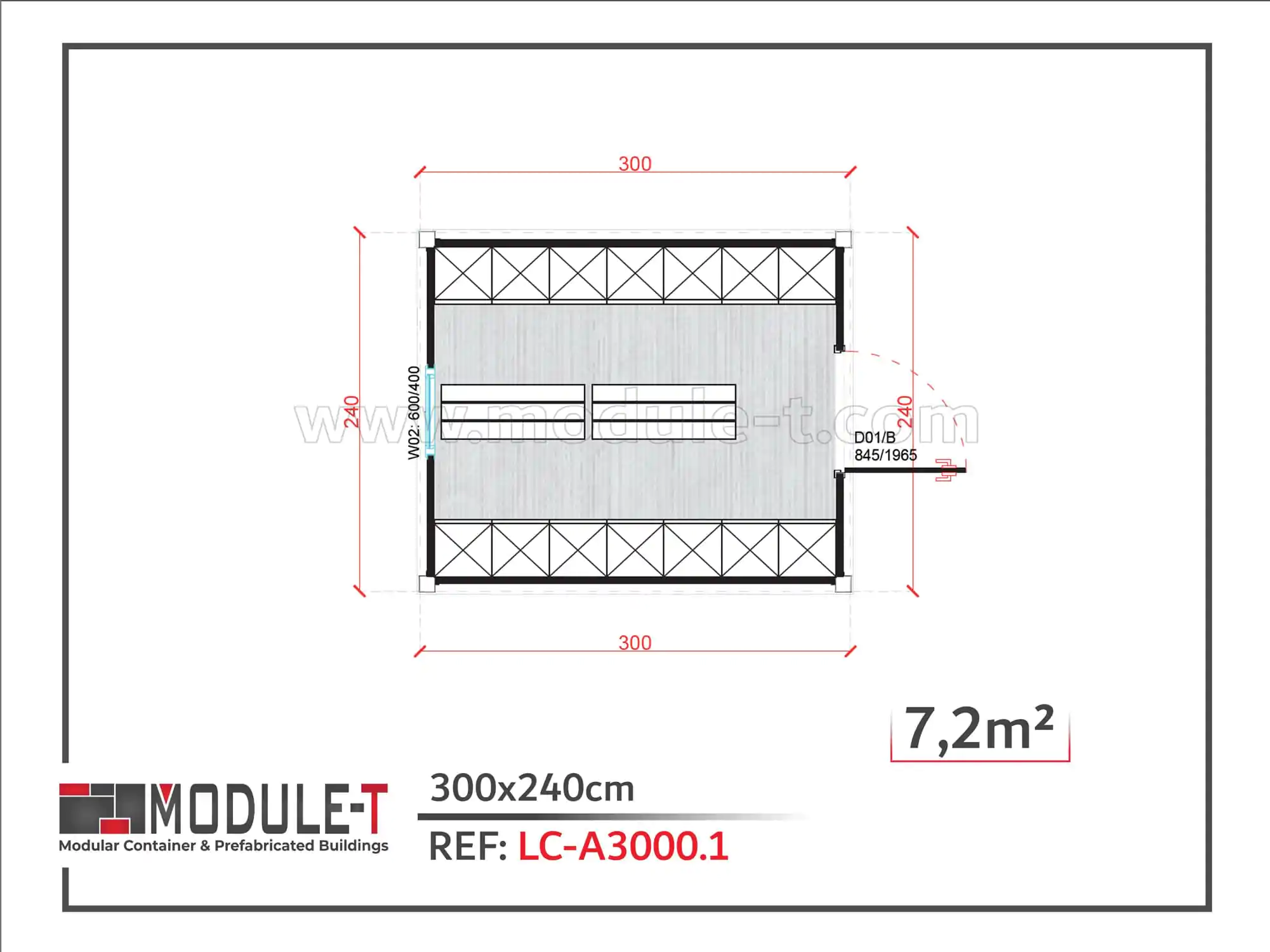 Module-T | Fabricant de conteneur vestiaire temporaire ou durable