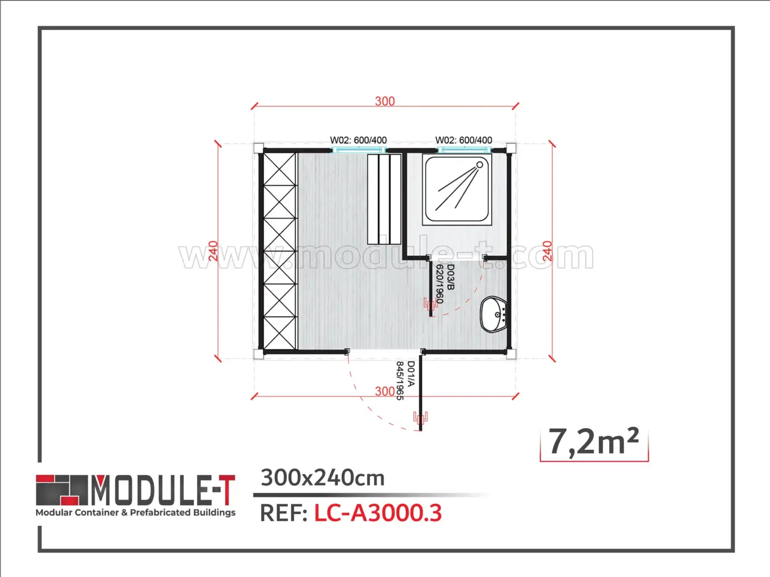 Module-T | Contenedor Vestuario