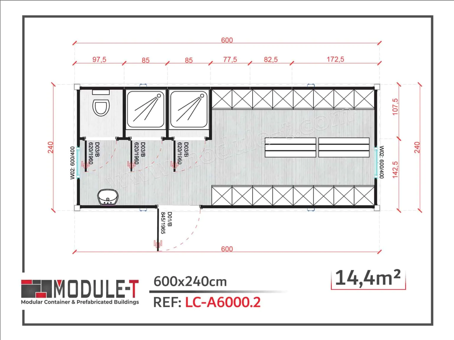 Module-T | Contenedor Vestuario