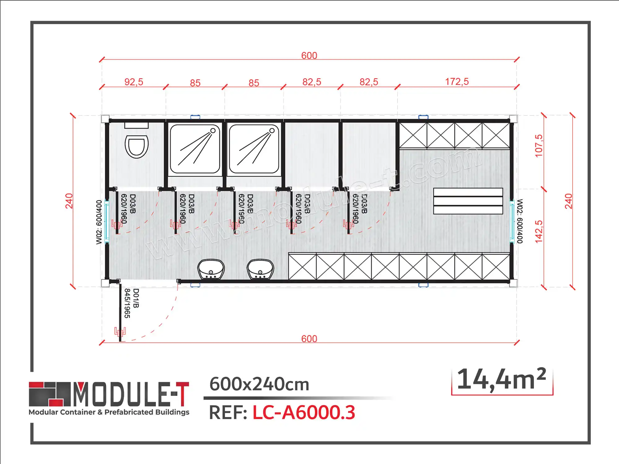 Module-T | Vestiaire de Chantier