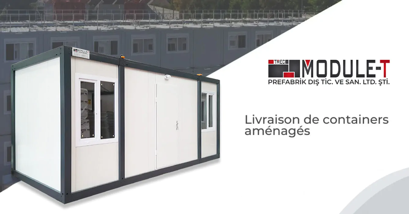 Module-T | Livraison de containers aménagés en Guyane, à la Réunion et en Martinique