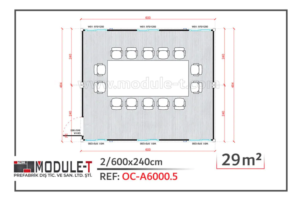 Module-T | Portable office cabin