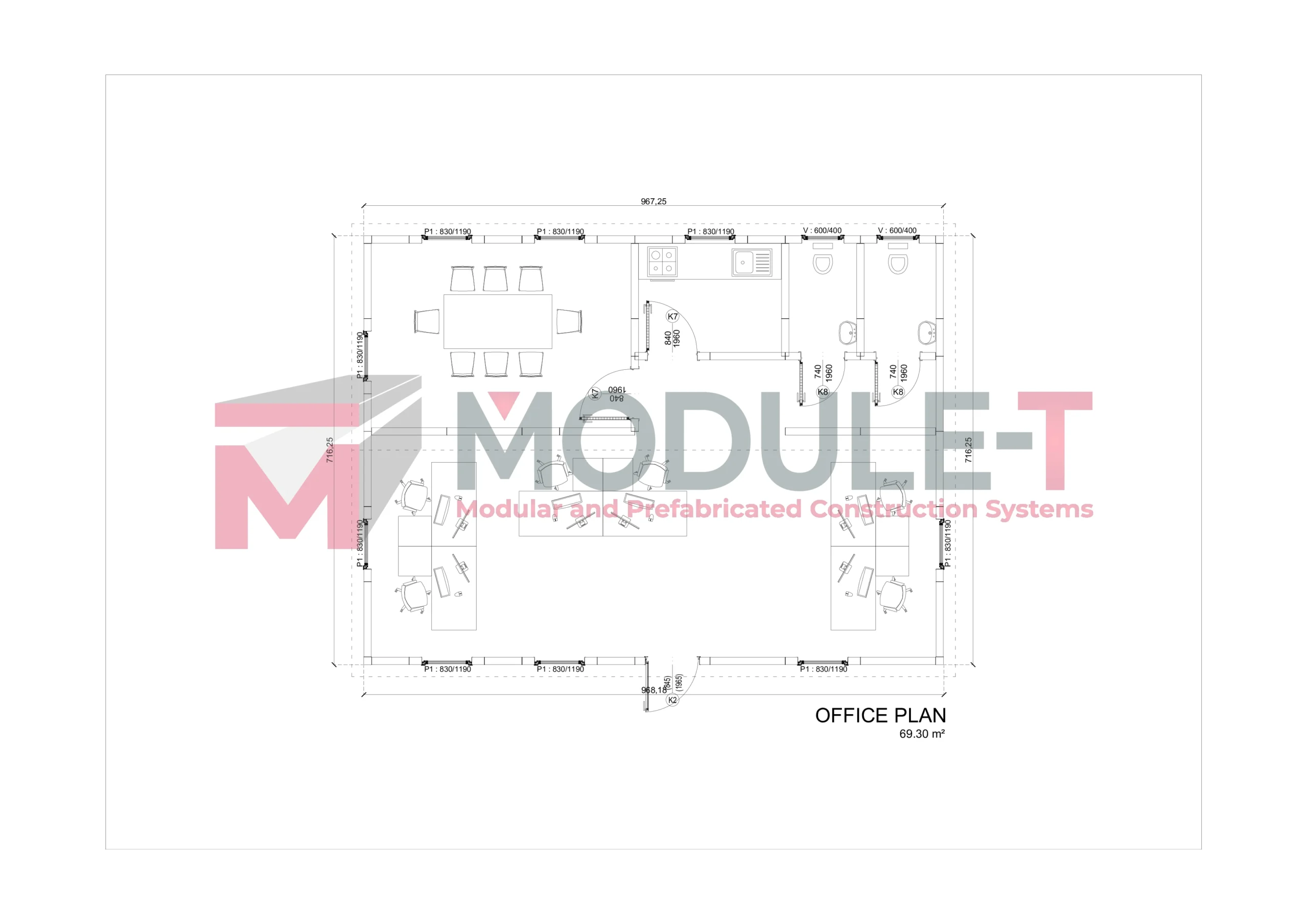 Module-T | Prefabricated Office Buildings
