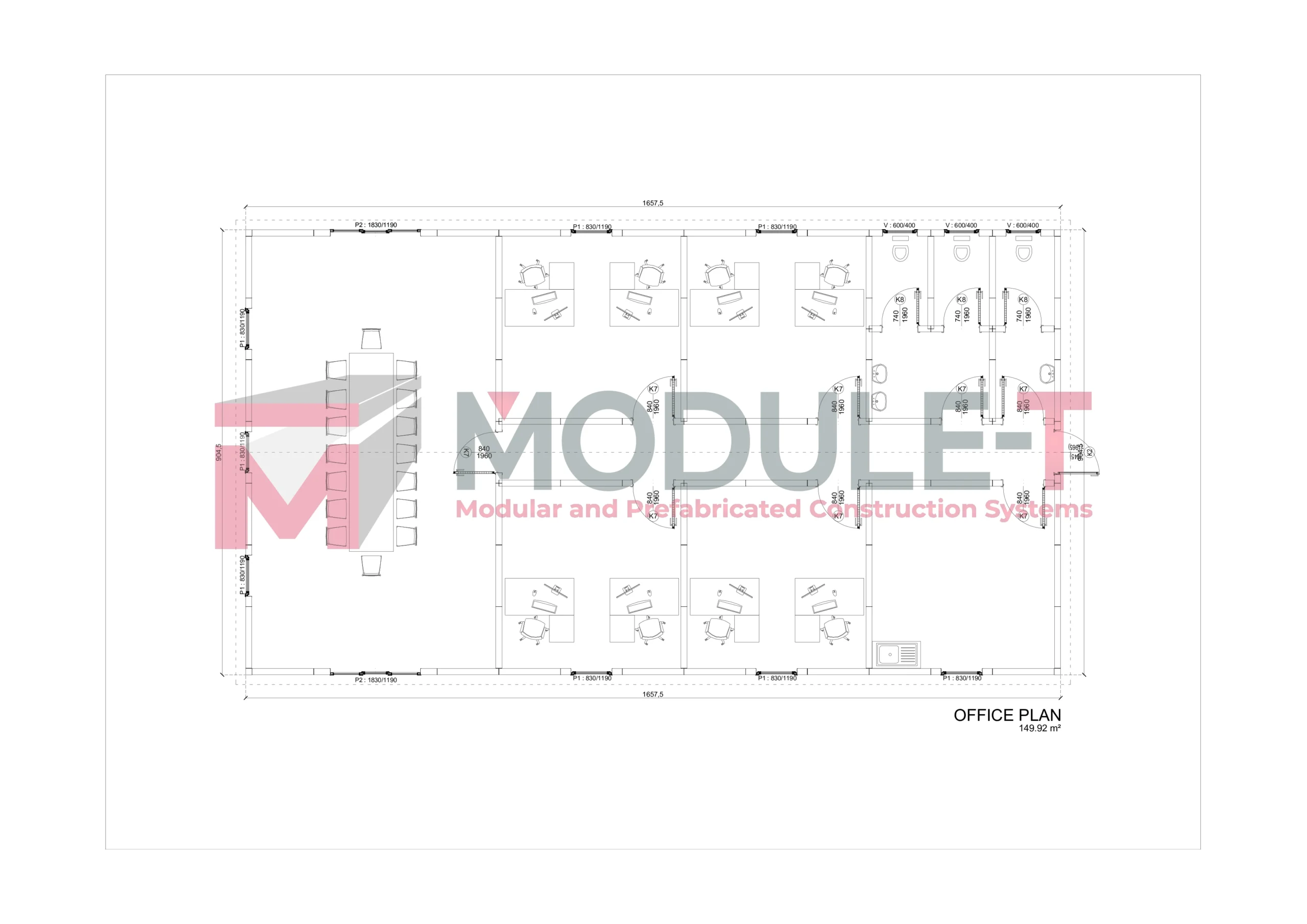 Module-T | Prefabricated Office Buildings