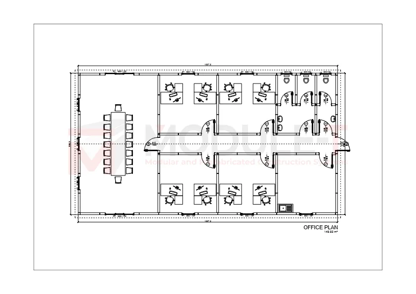 Module-T | Bureau Préfabriqué
