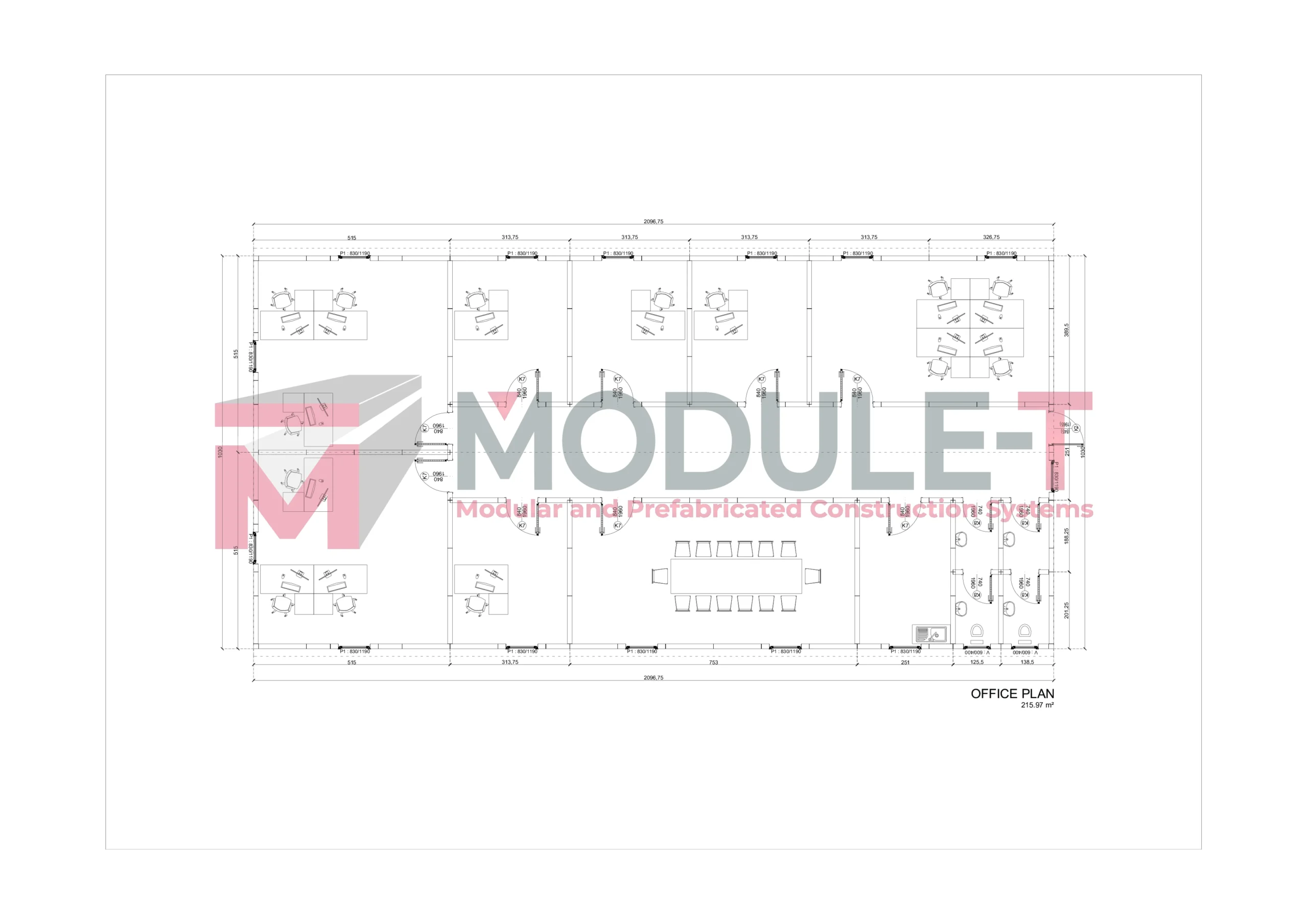 Module-T | Prefabricated Office Buildings