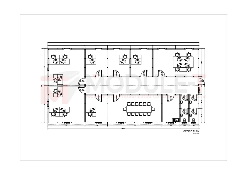 Module-T | Bureau Préfabriqué