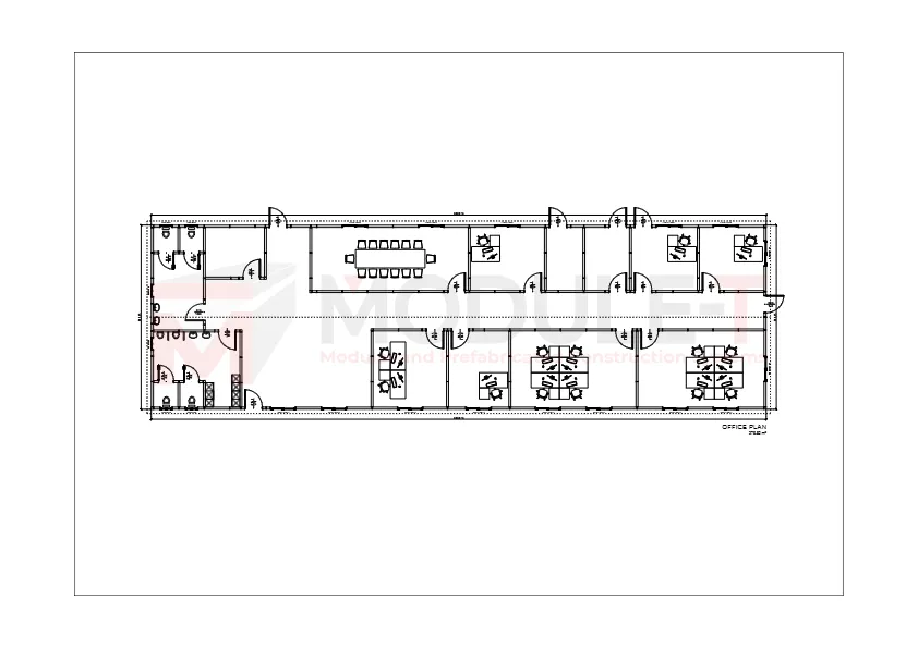 Module-T | Bureau Préfabriqué