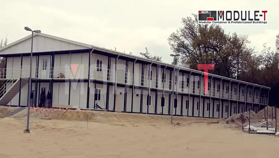 Module-T | Delivery of Prefabricated Building to Ghana