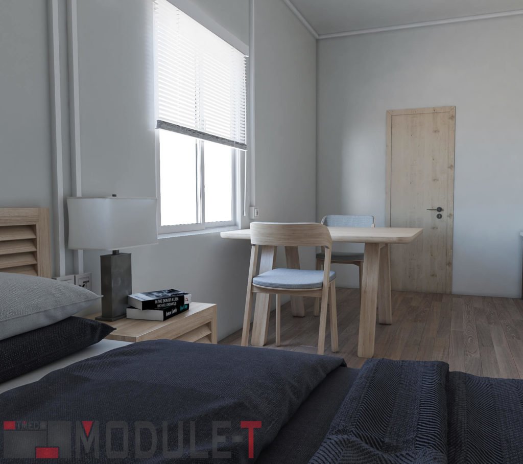 Module-T | Conteneur Dortoir 3D