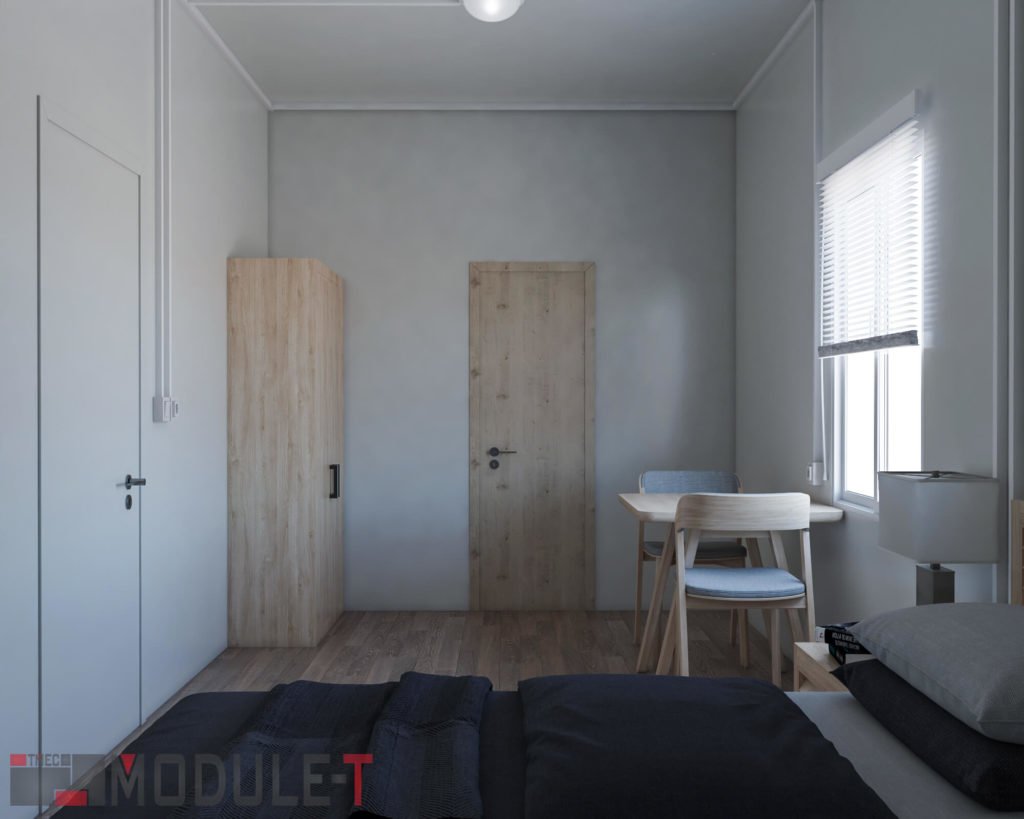 Module-T | Conteneur Dortoir 3D