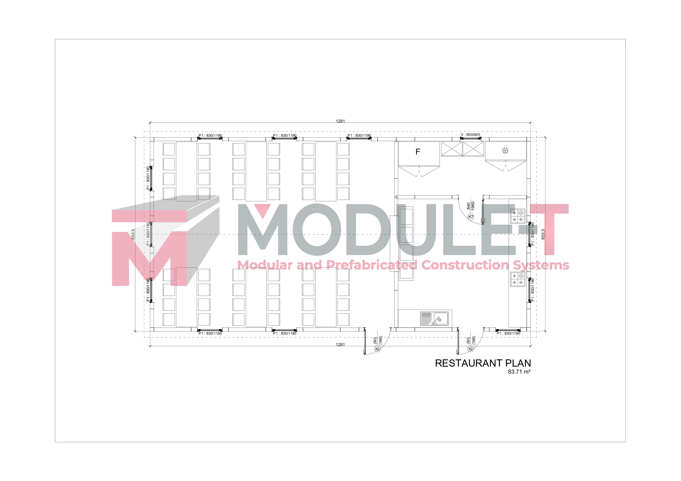 Module-T | Prefabricated Restaurant Buildings