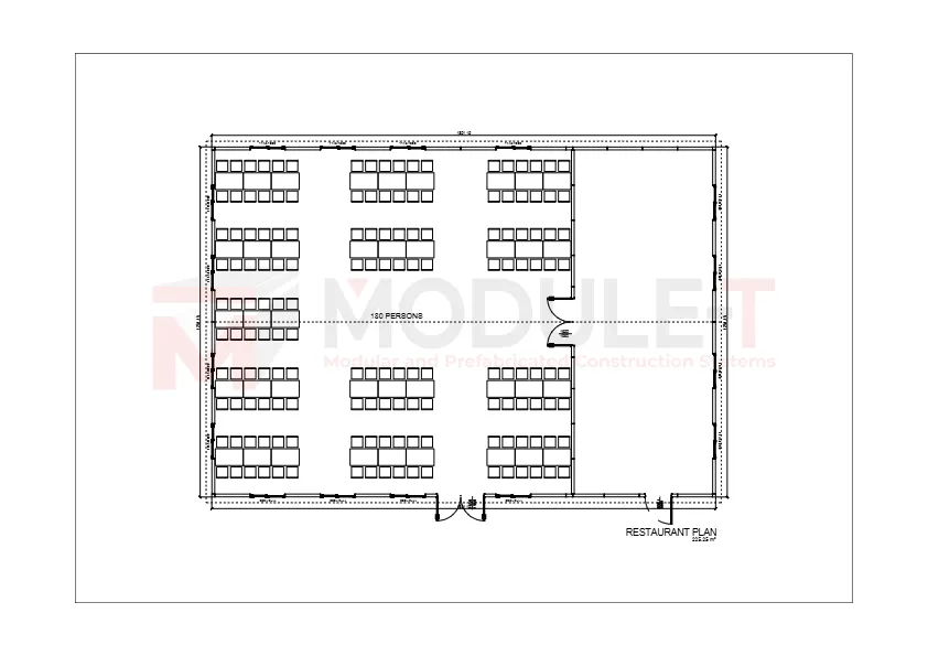Module-T | Bâtiment Restaurant Préfabriqué