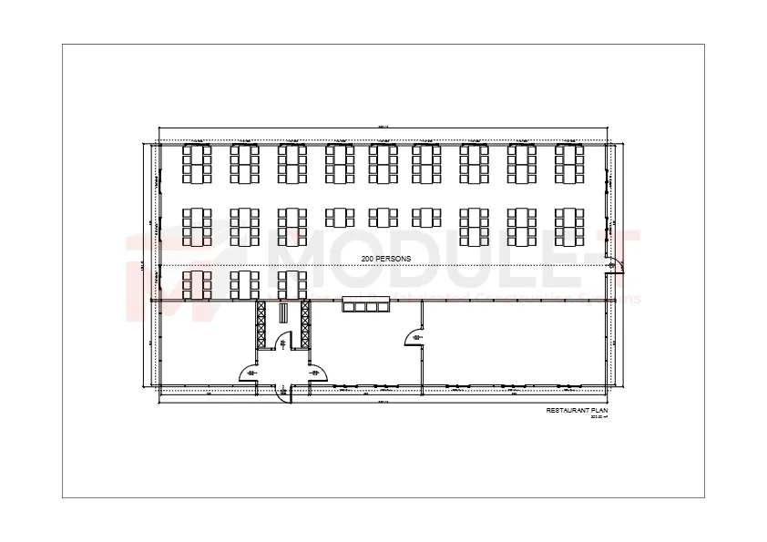 Module-T | Bâtiment Restaurant Préfabriqué