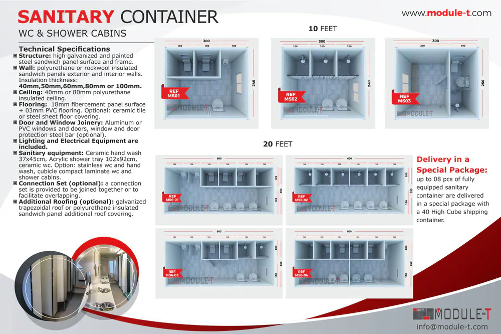 Module-T | SANITARY CONTAINER 3D