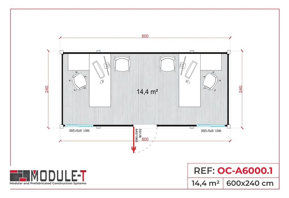 Module-T | Cabines Préfabriquées